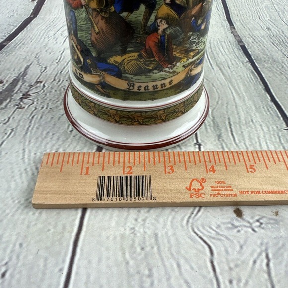 HOUSE OF GOEBEL STEIN ORNATE MILITARY EAGLE & CANNON W LITHOPONE - Picture 13 of 13